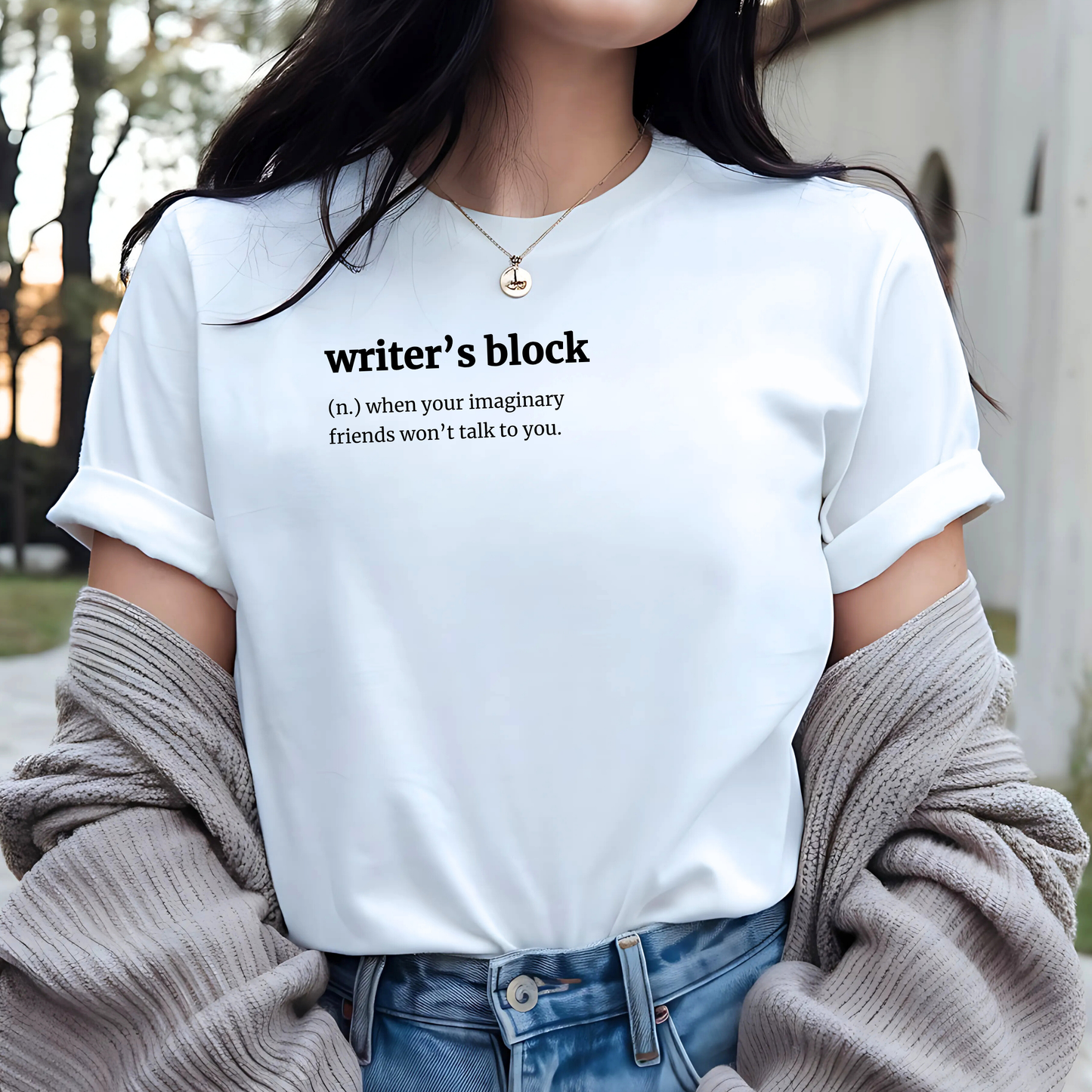 Writer's Block: Funny Definition Tee