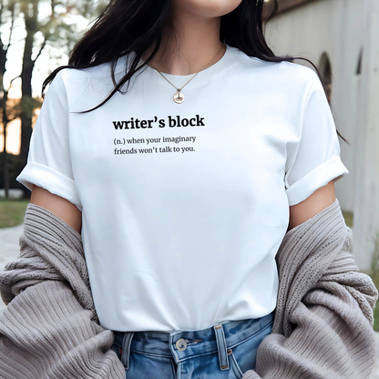 Writer's Block: Funny Definition Tee