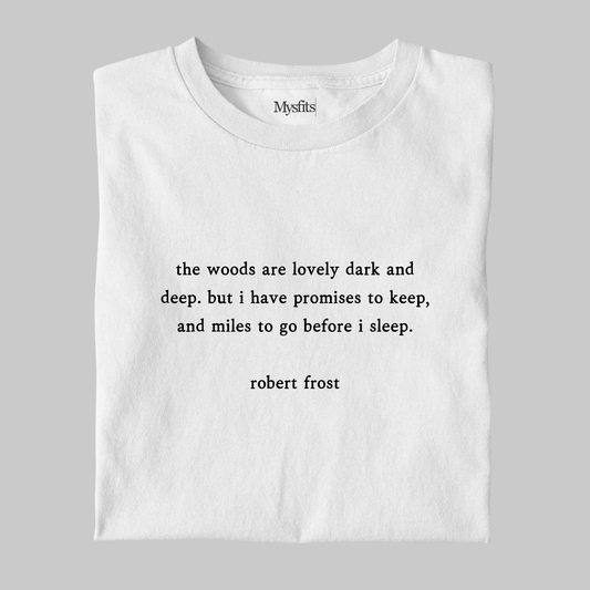 Miles To Go: Frost Literature Tee
