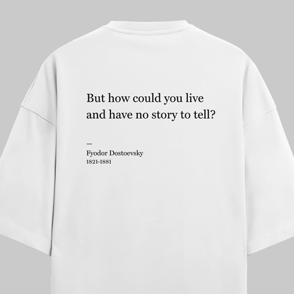 No Story: Oversized Dostoevsky Literature Tee