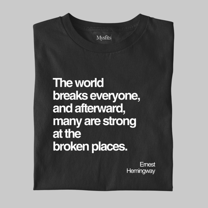 World Breaks Everyone: Literature Tee