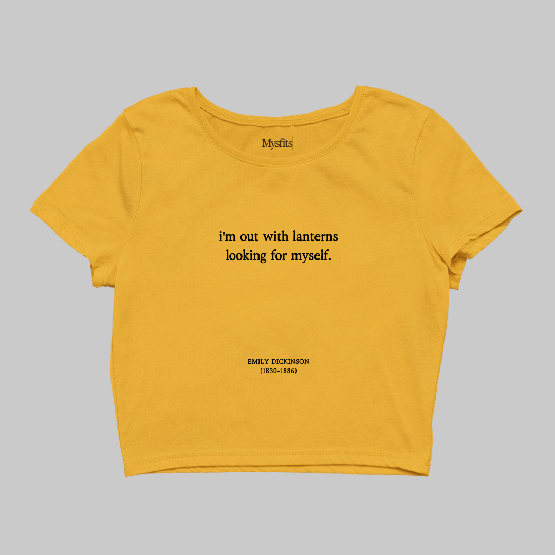 Looking for Myself: Crop Top [Emily Dickinson]