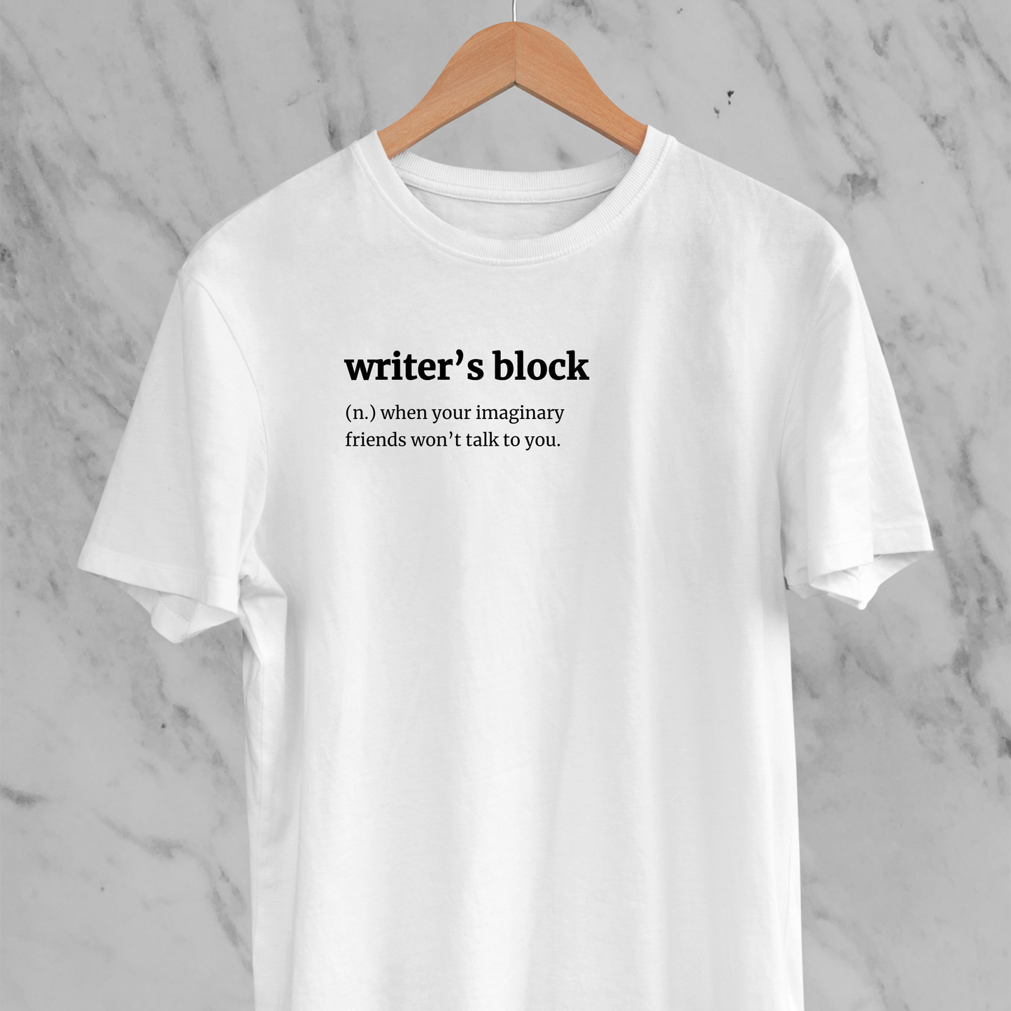 Writer's Block: Funny Definition Tee