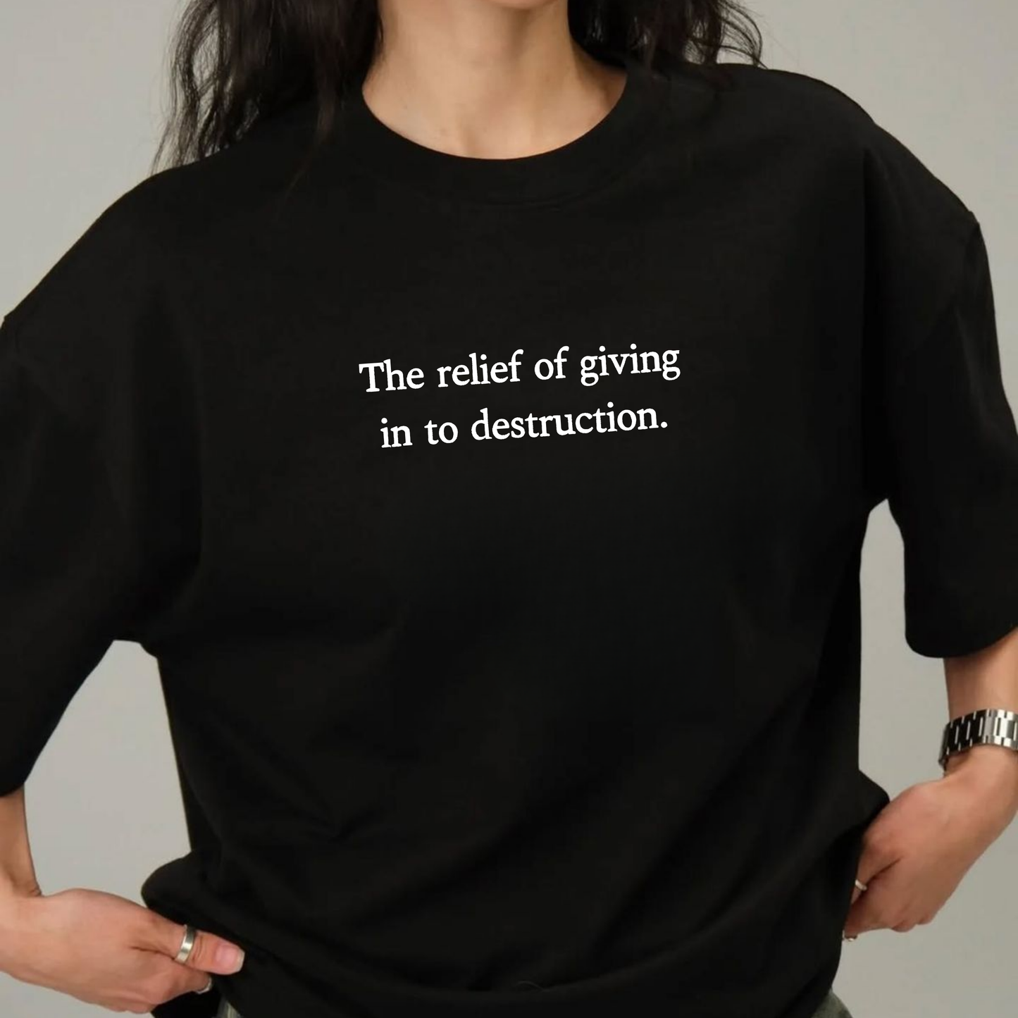 Destruction: Dark Academia Tee