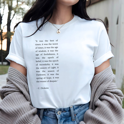 The Best of Times: Dickens Literature Tee