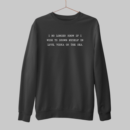 Love Vodka Sea: Literature Sweatshirt