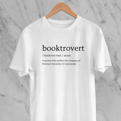 Booktrovert: Funny Definition Tee