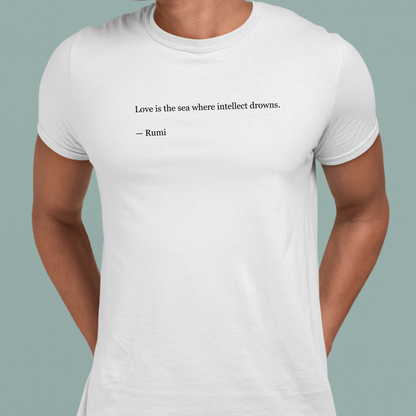 Where Intellect Drowns: Minimal Literature Tee