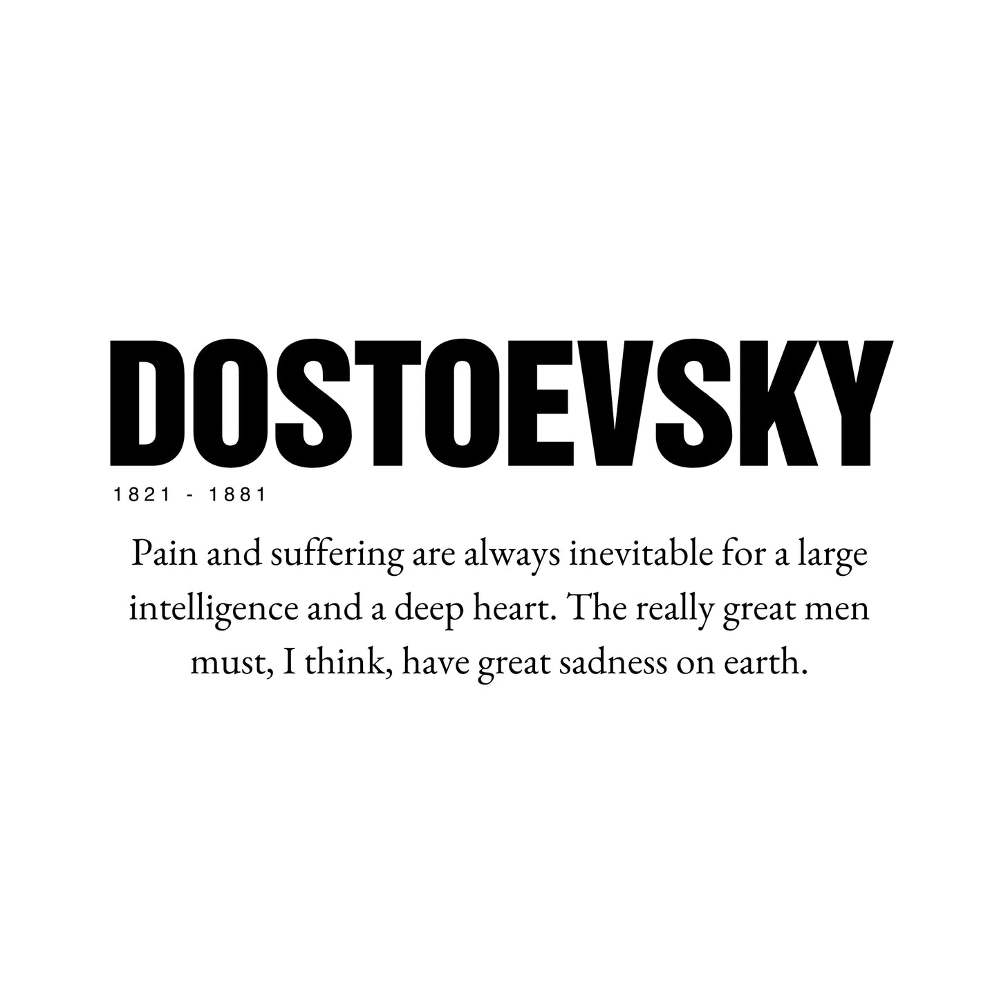 Dostoevsky: Literature Tee