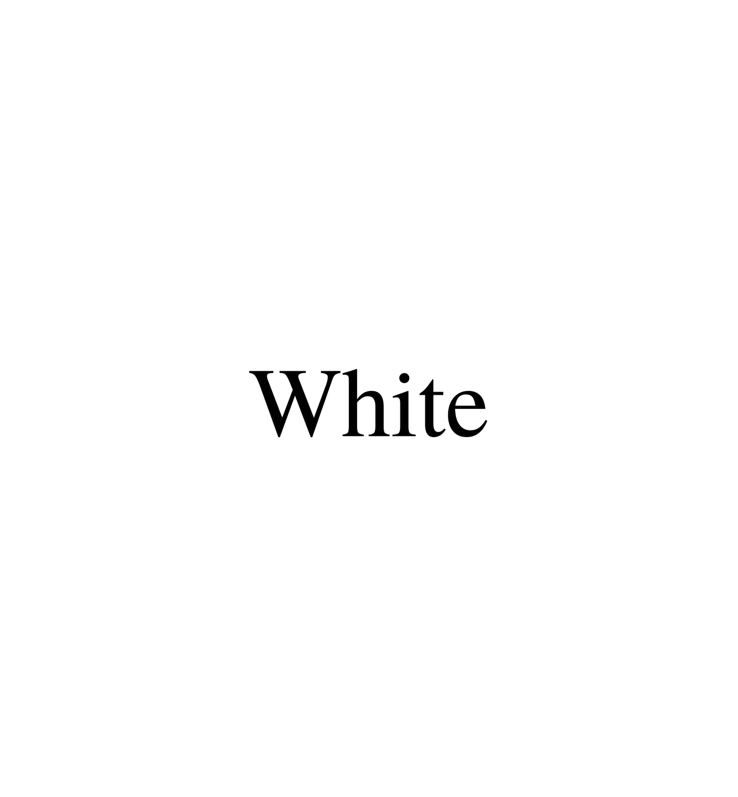 Solids: White