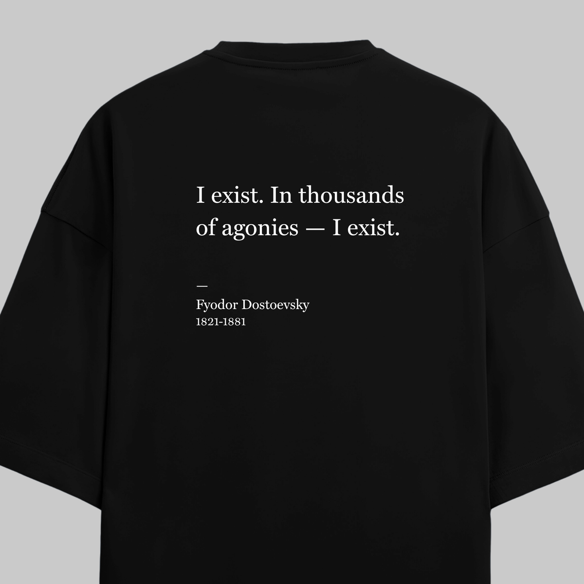 Thousands of Agonies: Oversized Dostoevsky Literature Tee