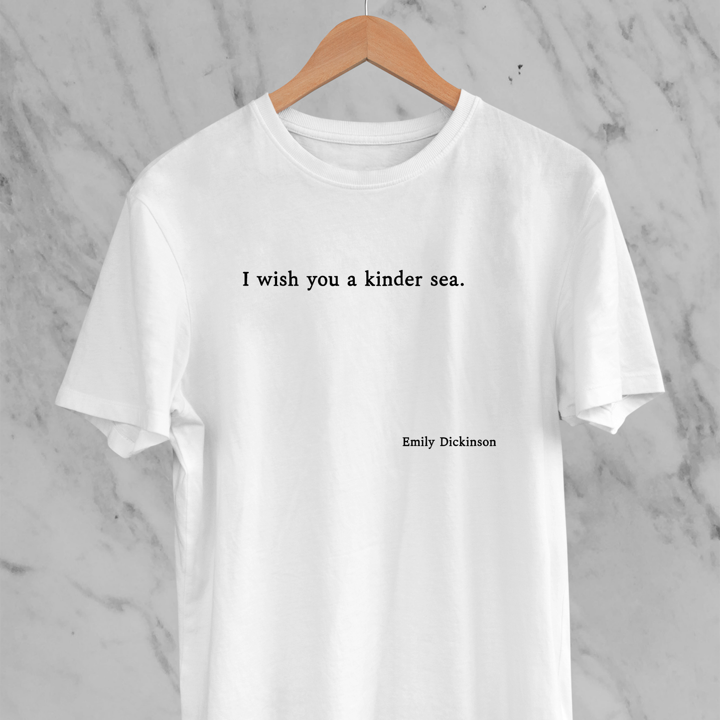 Kinder Sea: Minimal Literature Tee