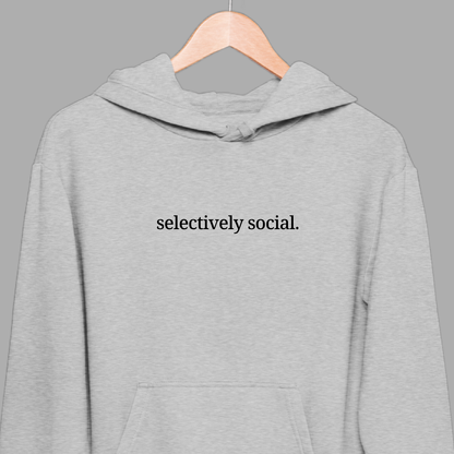 Selectively Social: Introvert Hoodie