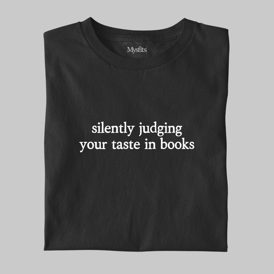 Silently Judging: Funny Reader Tee