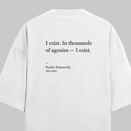 Thousands of Agonies: Oversized Dostoevsky Literature Tee