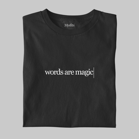 Words Are Magic: Minimal Tee