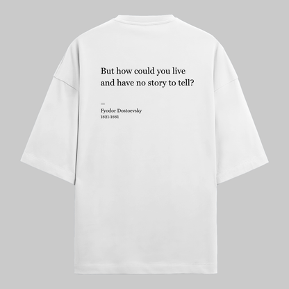 No Story: Oversized Dostoevsky Literature Tee