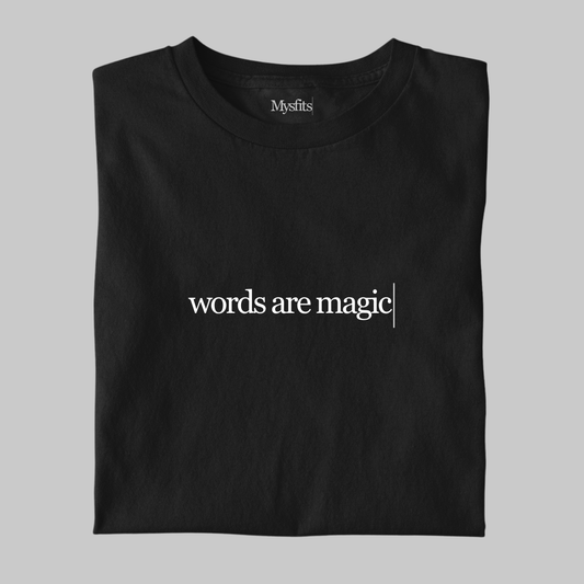 Words Are Magic: Minimal Tee