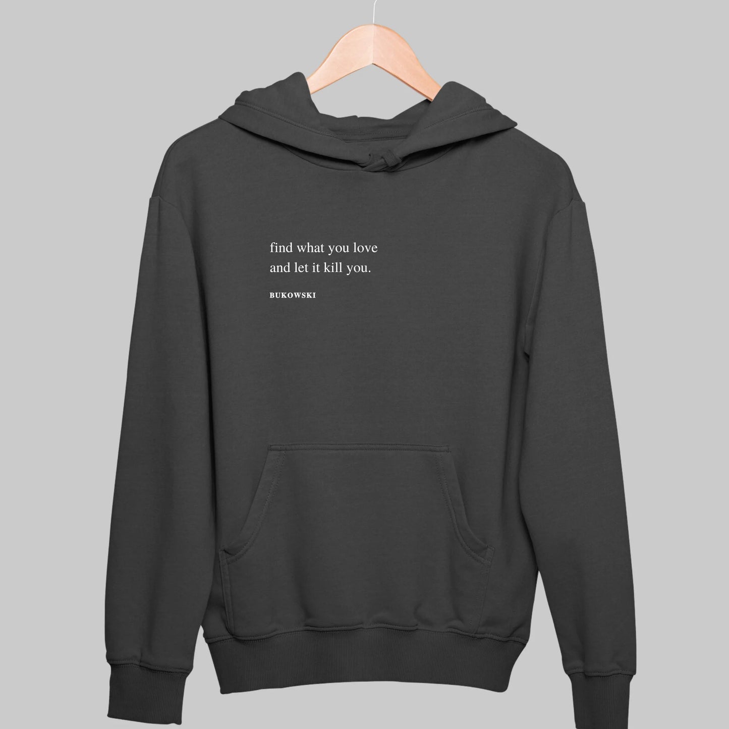 Bukowski: Minimal Hoodie