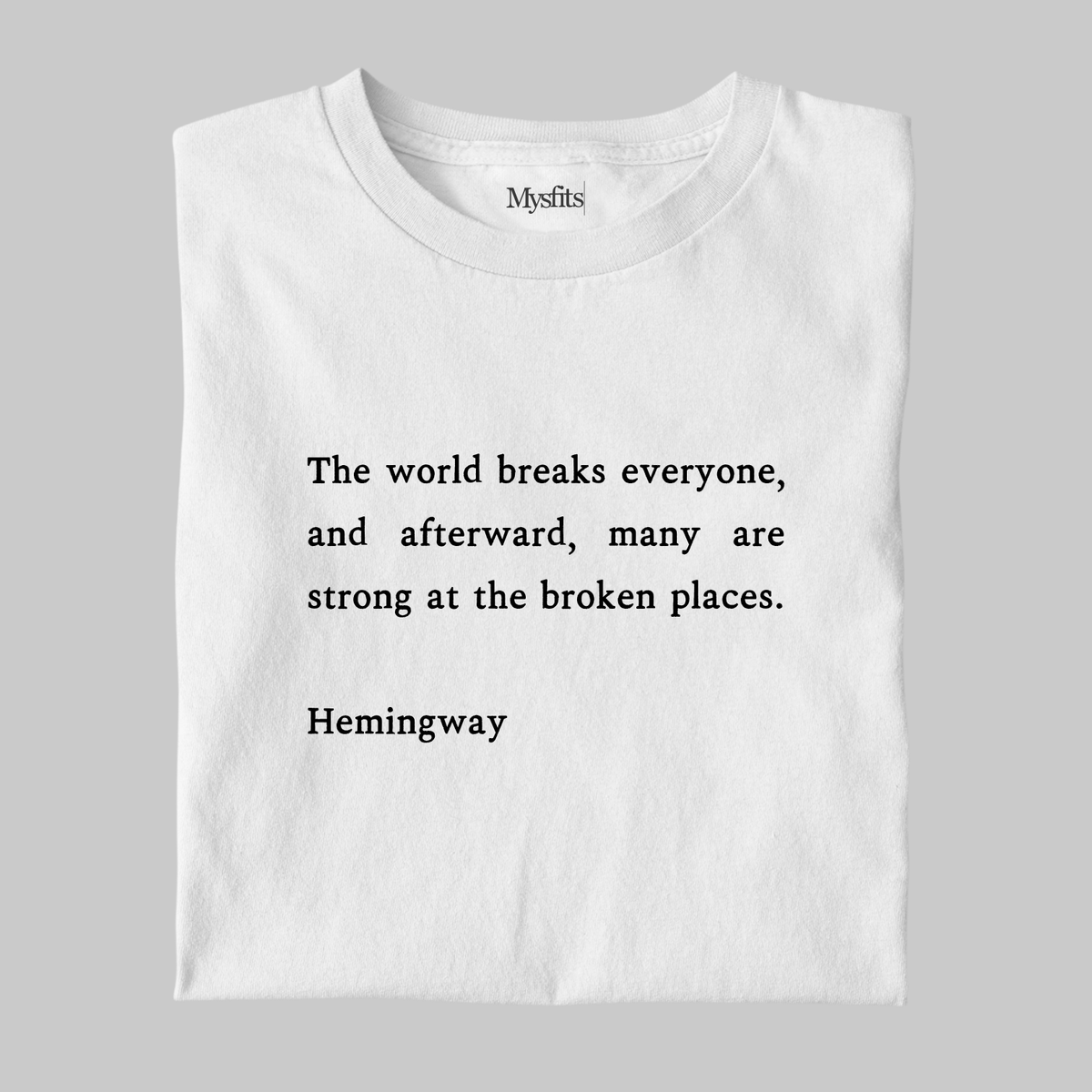 Broken Places: Hemingway Literature Tee
