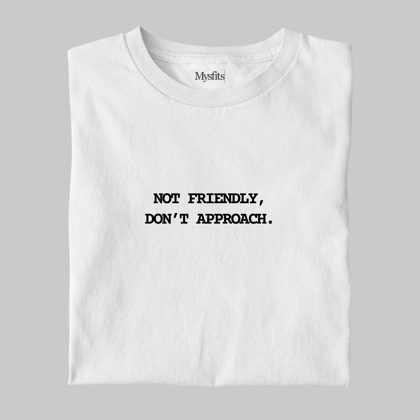 Not Friendly: Funny Introvert Tee