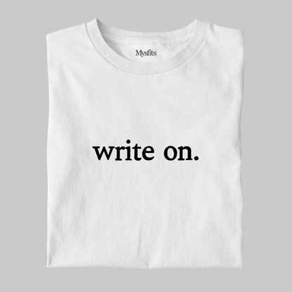 Write On: Minimal Tee