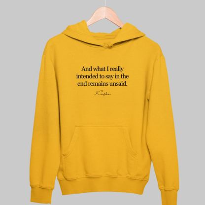 In the End: Kafka Literature Hoodie
