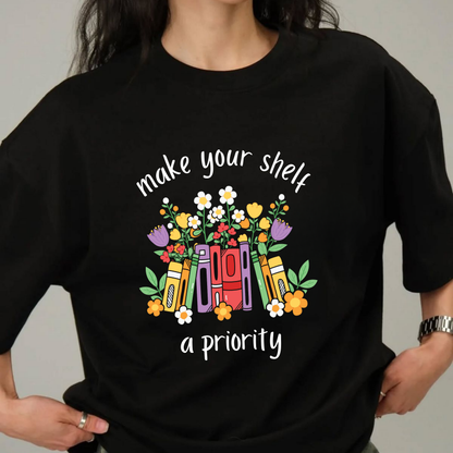 Make Your Shelf A Priority: Floral Tee