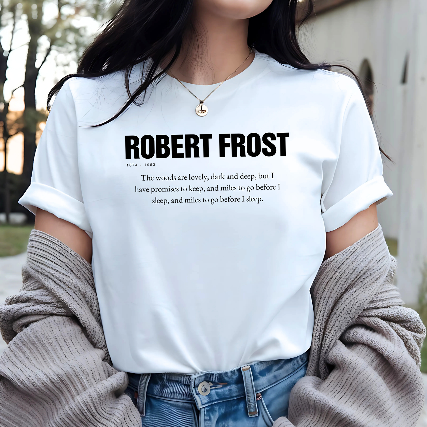 Robert Frost: Literature Tee