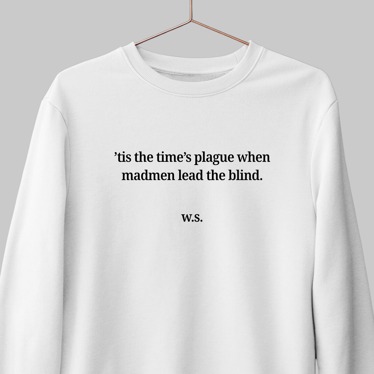 Time's Plague: Literature Sweatshirt