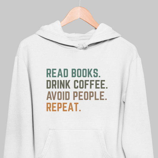 Read Books: Funny Bookish Hoodie