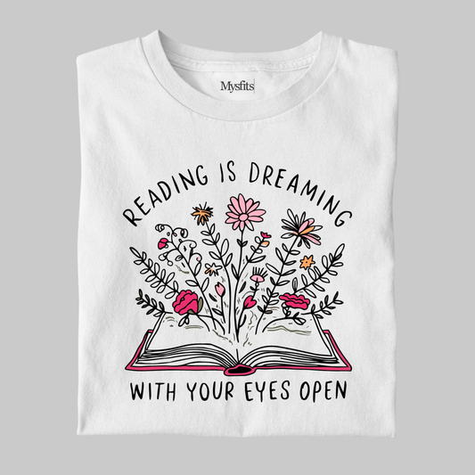 Reading is Dreaming: Floral Tee