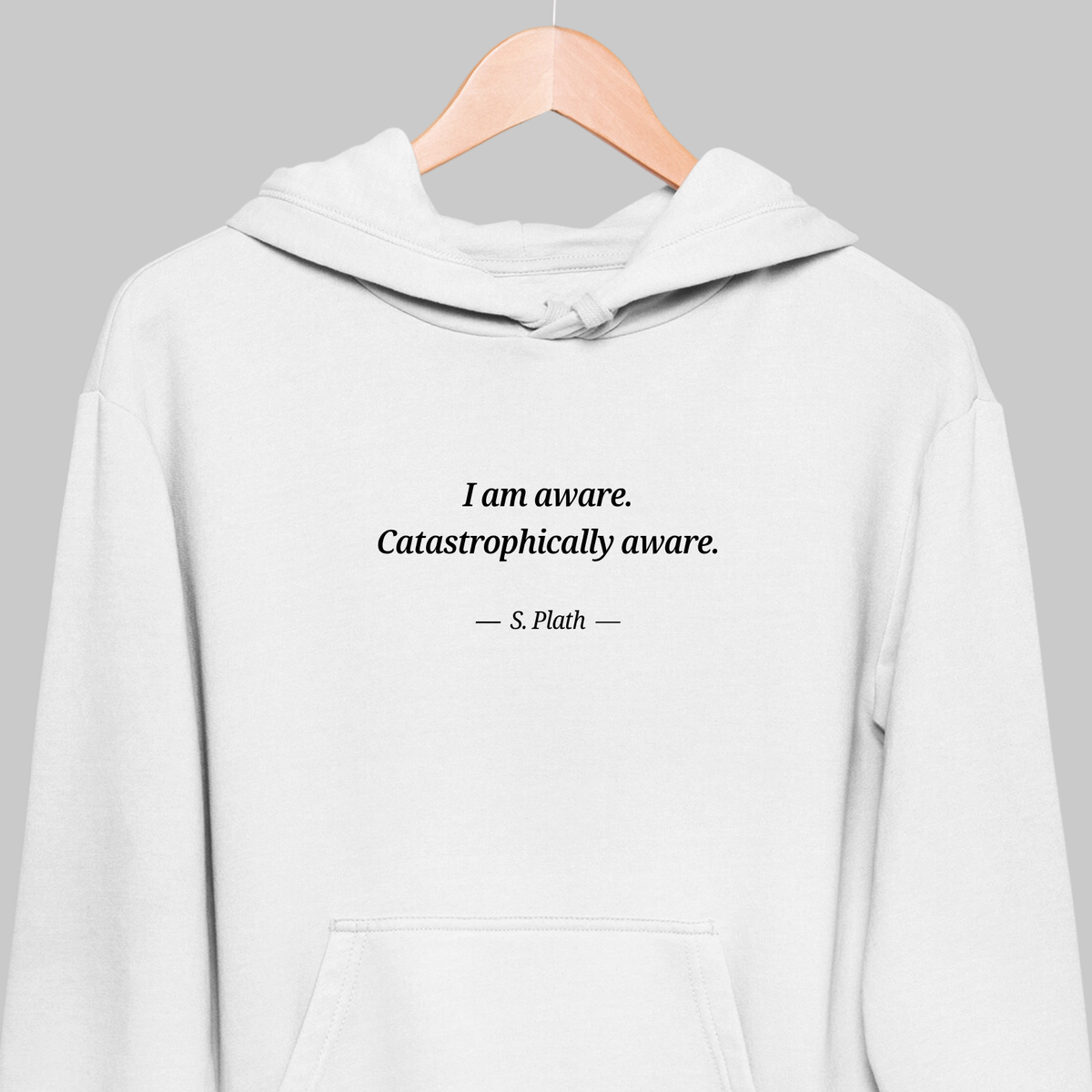 Catastrophically Aware: Literature Hoodie
