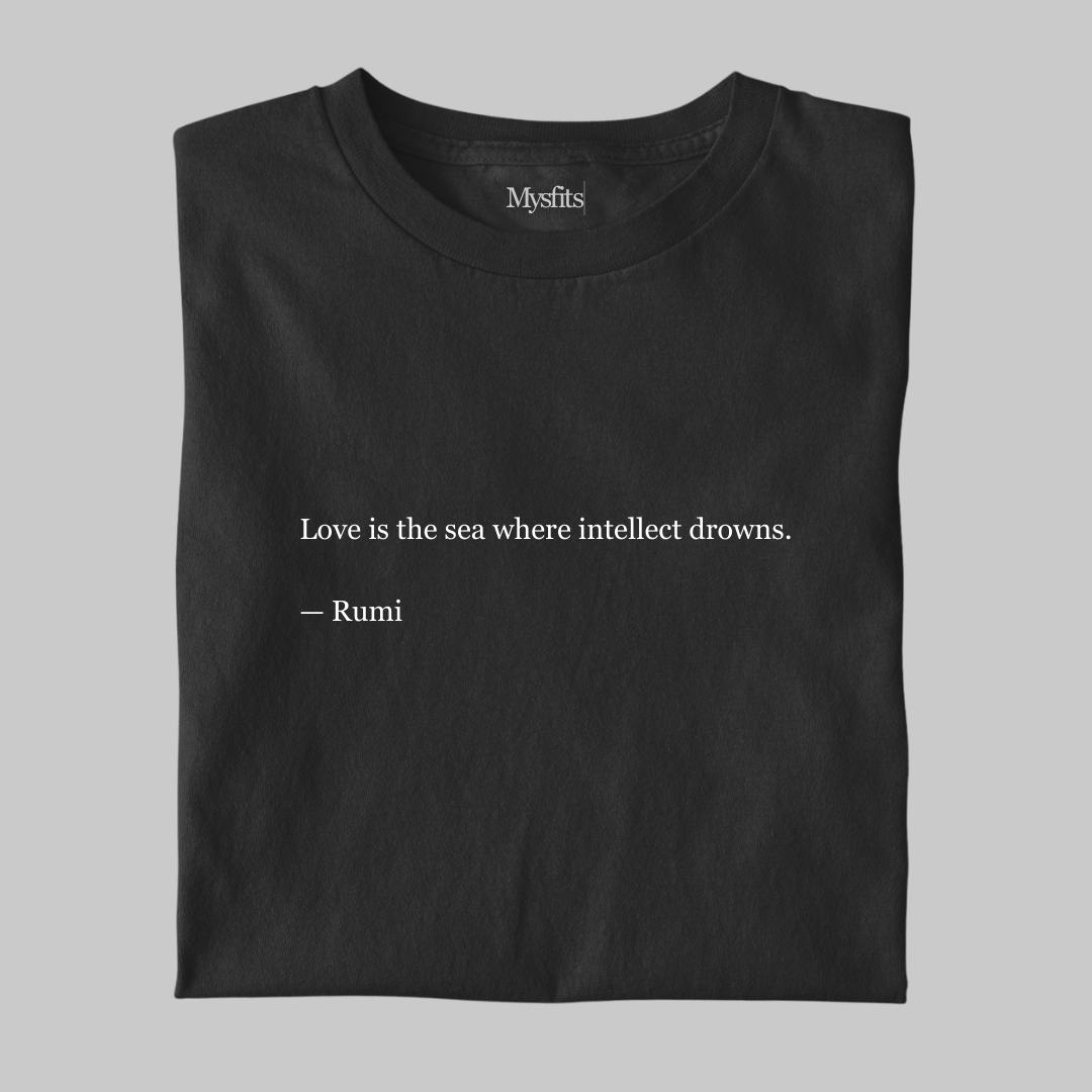 Where Intellect Drowns: Minimal Literature Tee