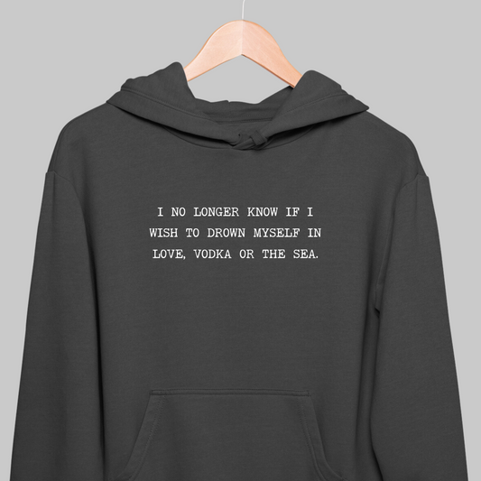 Love Vodka Sea: Literature Hoodie