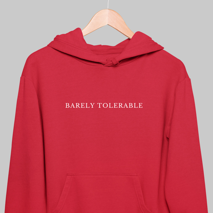 Barely Tolerable: Literature Hoodie