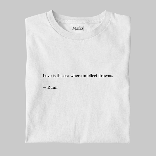 Where Intellect Drowns: Minimal Literature Tee