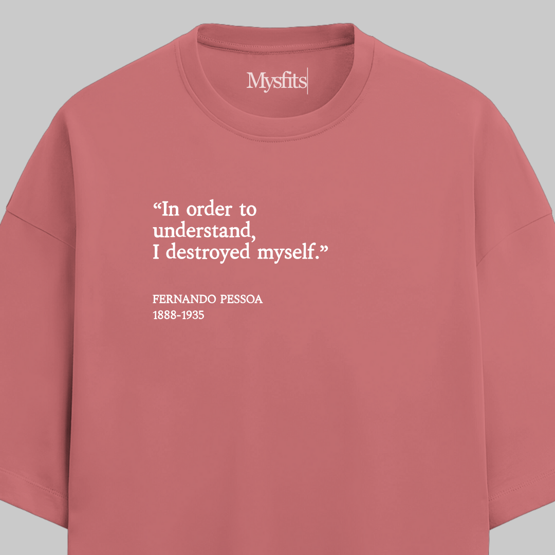 Destroyed Myself: Oversized Literature Tee