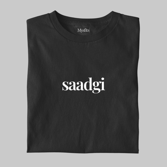 Saadgi: Simplicity Tee