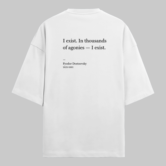 Thousands of Agonies: Oversized Dostoevsky Literature Tee