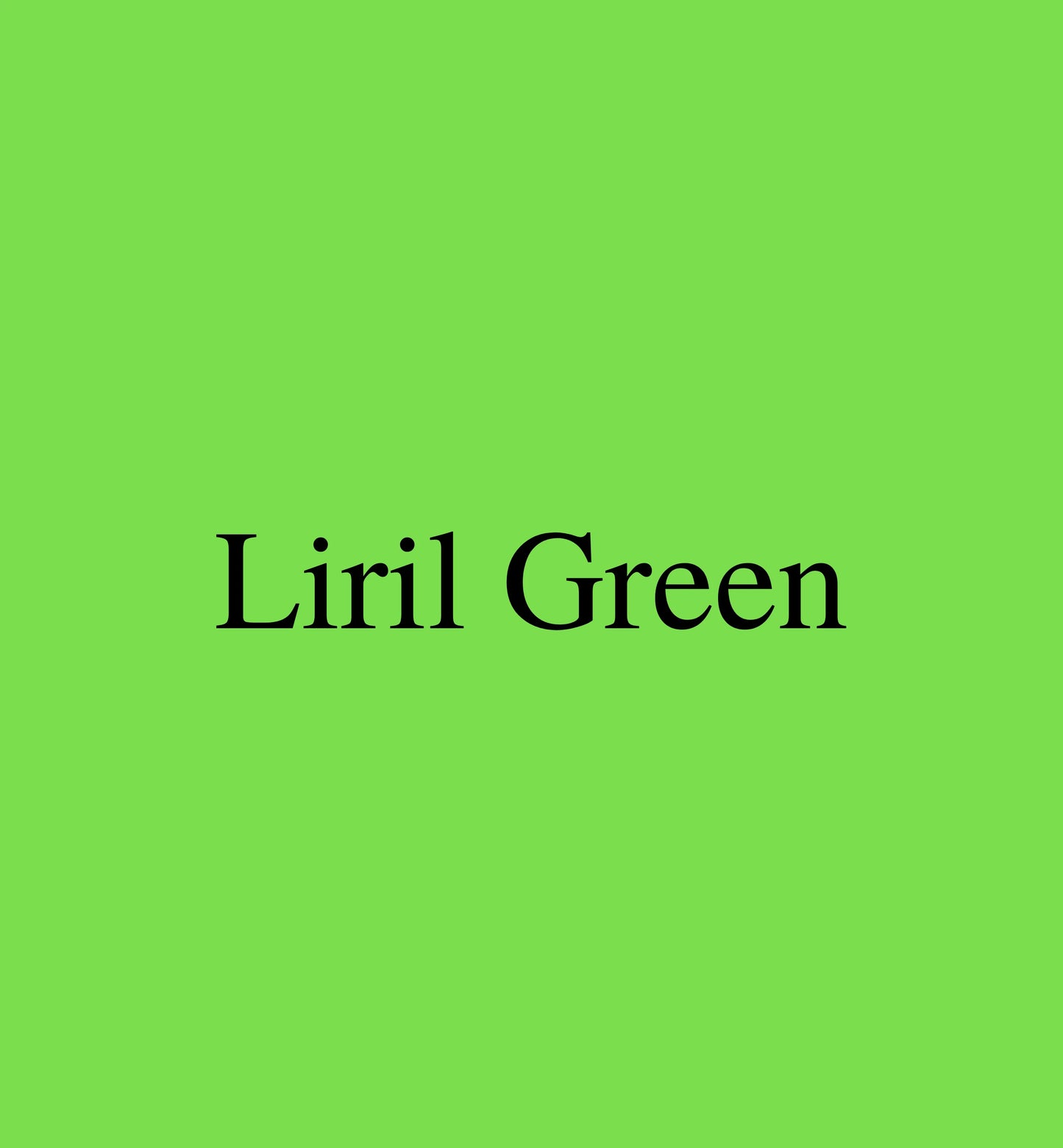 Solids: Liril Green