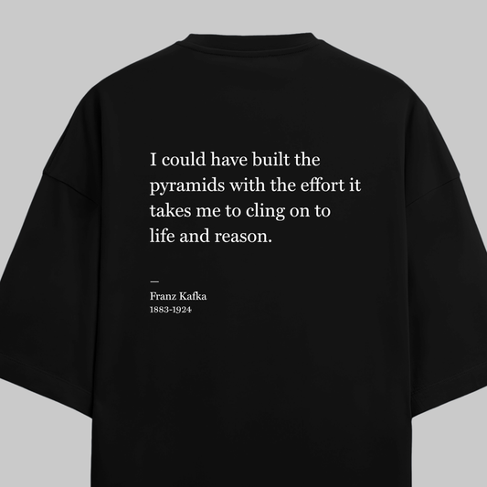 Life And Reason: Oversized Kafka Literature Tee