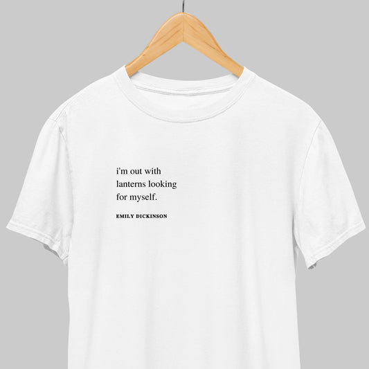 Emily Dickinson: Minimal Quote Tee