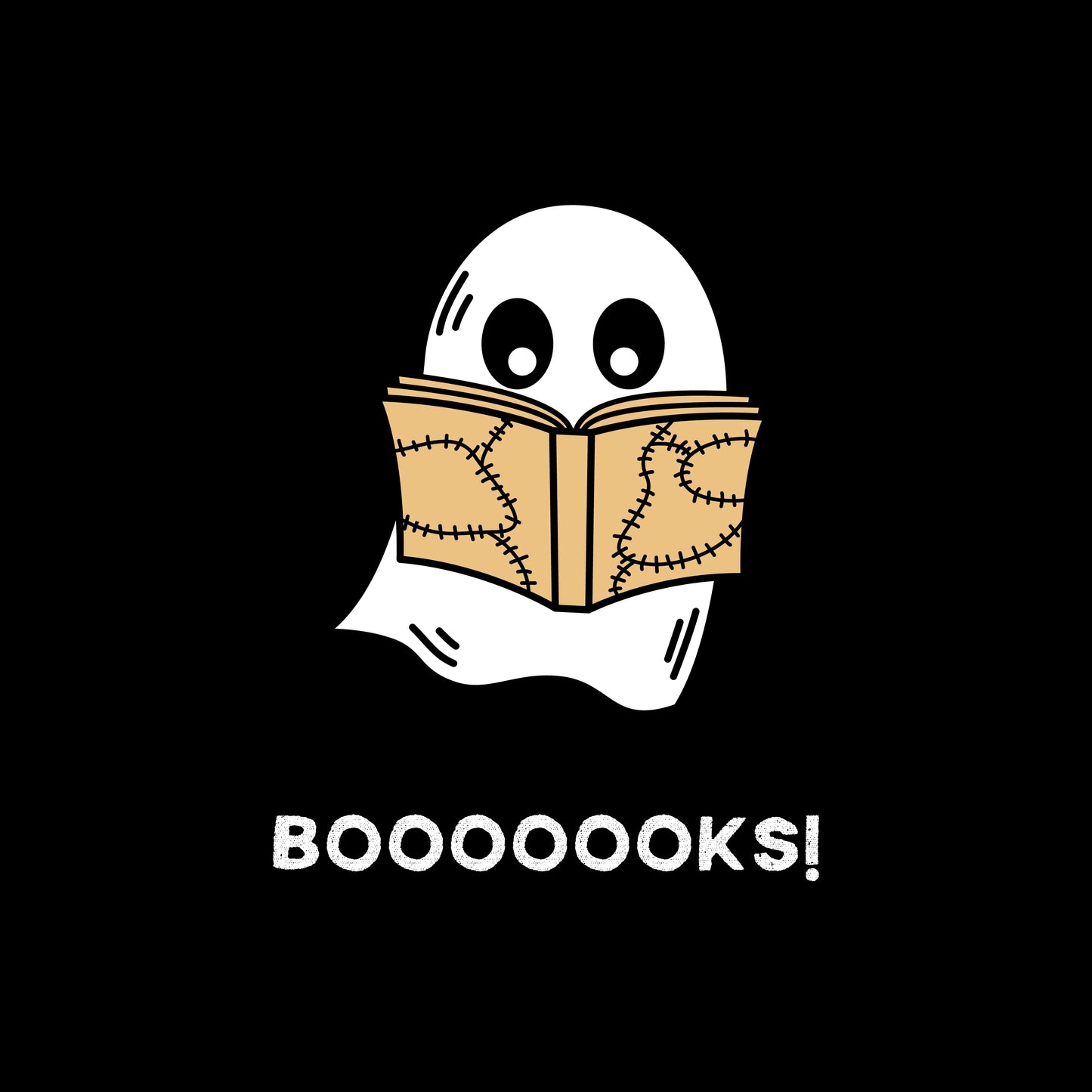 Boooooks!: Minimal Ghost Tee