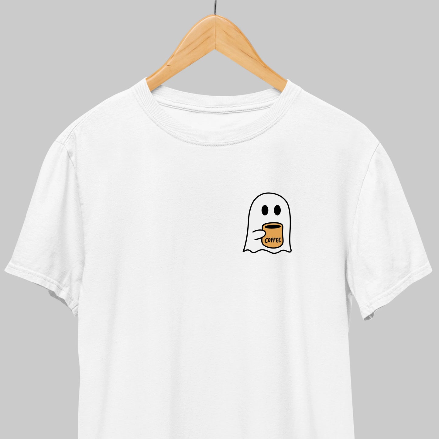 Coffee: Minimal Ghost Tee